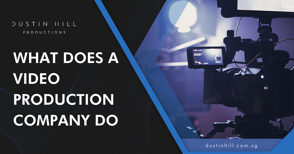 What Does A Video Production Company Do Dustin Hill Productions